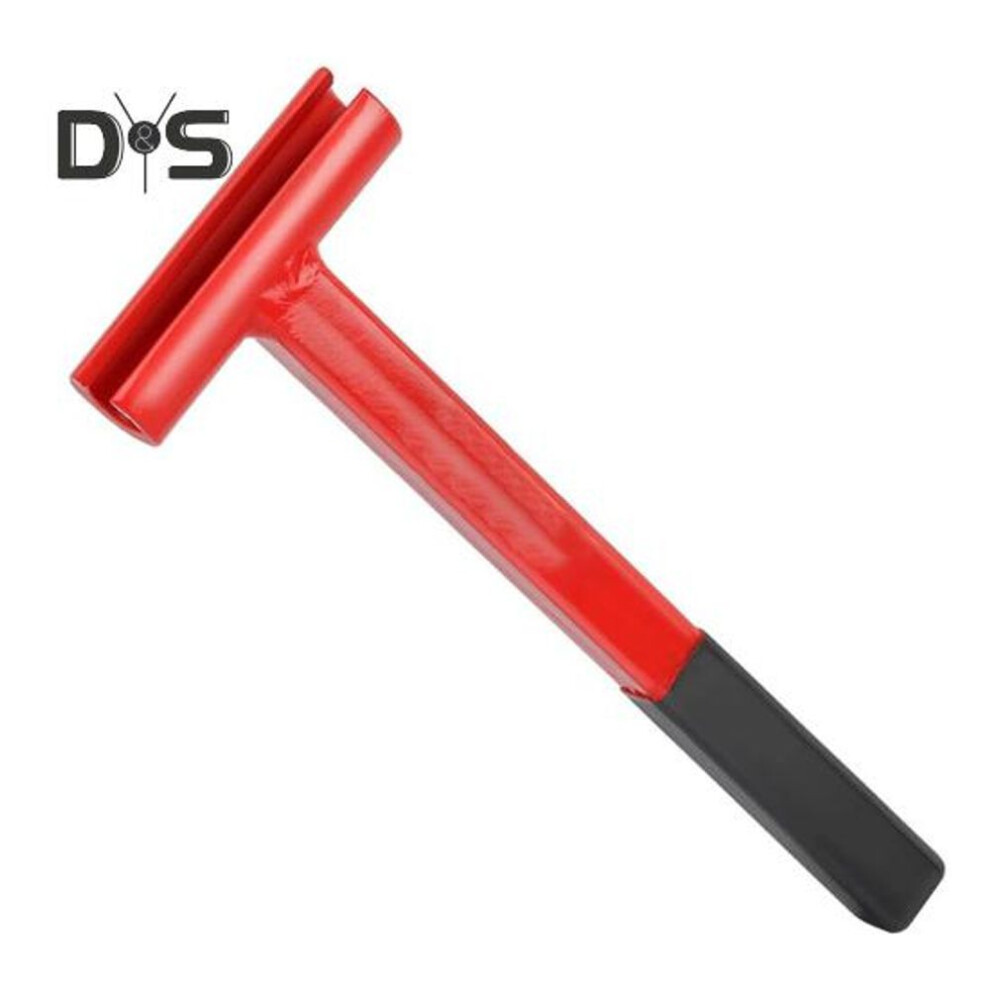 (as the picture, A) Hinge Adjustment Tool Long Handle Hinge Bender Wrench High-strength Portable Heavy-duty Painted Steel Hinge Wrench With Rubber Grip