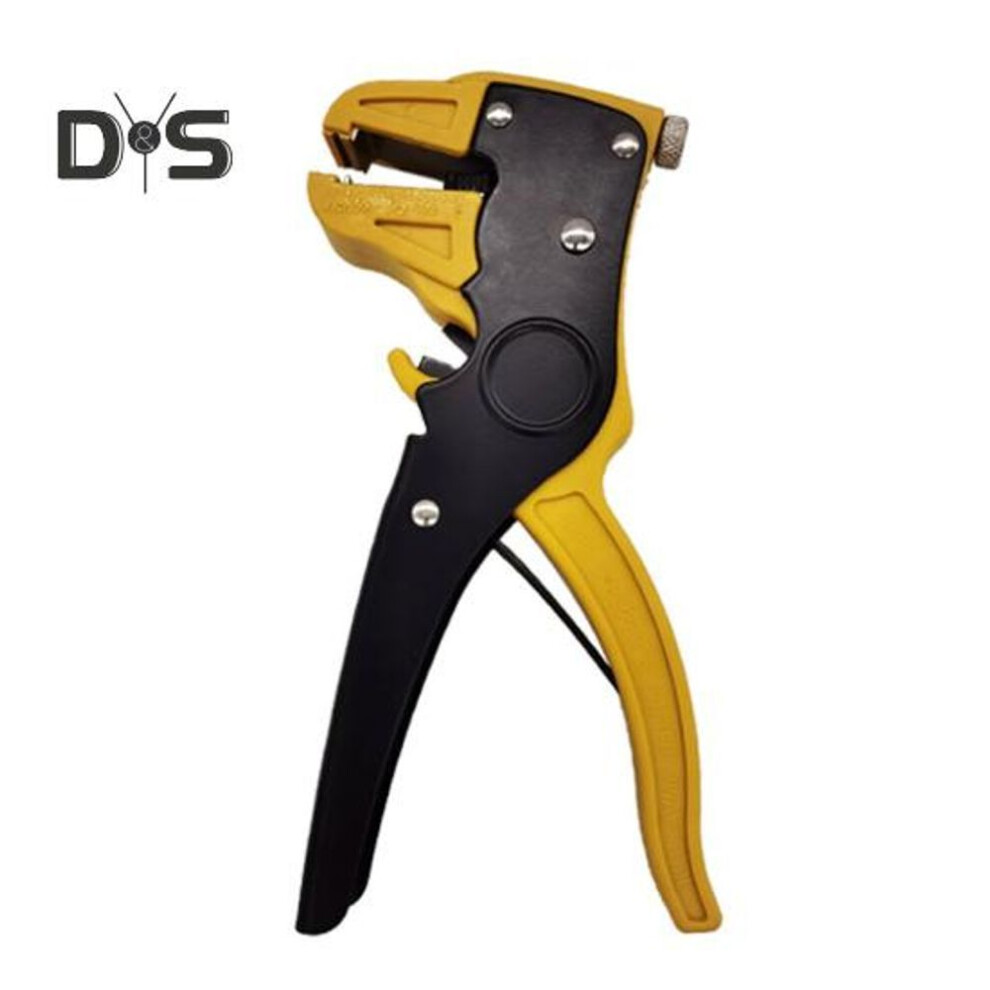 (yellow) 1/3 Pcs Automatic Wire Stripper And Cutter Tool Quick Stirp Anti-slip Handle Portable 10-24 AWG Stripping Self-Adjusting Strength 2 in 1 Cable