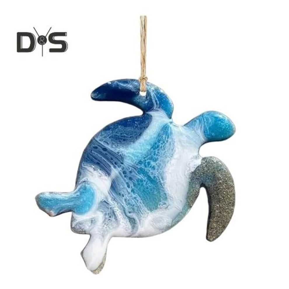 (as the picture, Tortoise) Ocean Vow Hanging Decoration Home Office Indoor Outdoor Wall Art Acrylic Turtle Dolphin Octopus Mermaid Love Heart Sea Animal Hanging Ornament Pendant