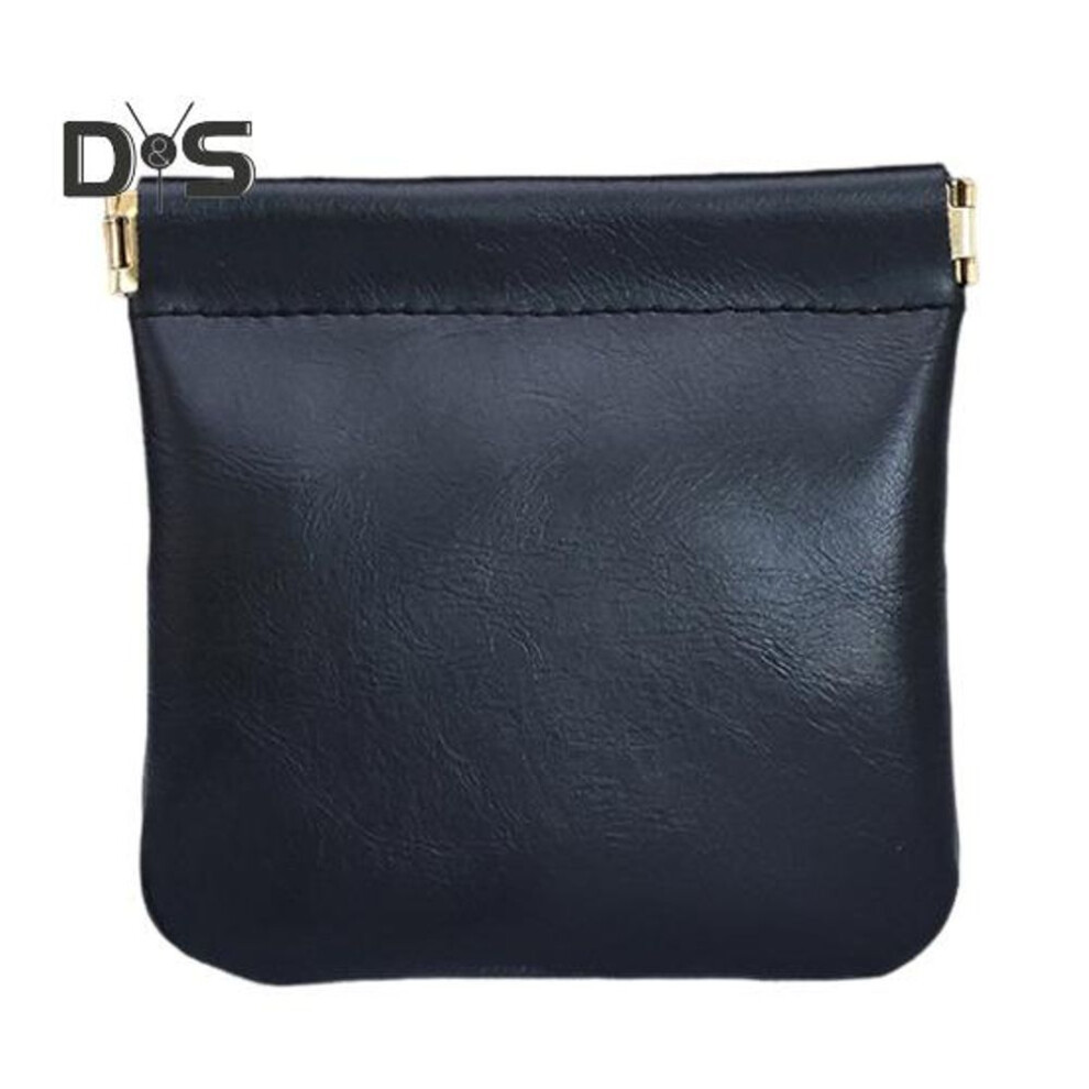 (black, S) Cosmetic Bag Magnetic Closure Waterproof Compact Size Portable Lipstick Headphones Storage Bag Multifunctional Organizer