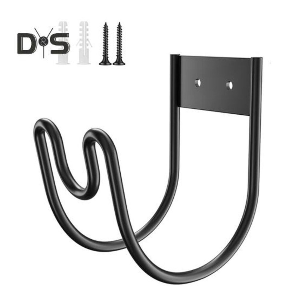 Metal Garden Hose Holder Rust-proof Corrosion Resistant Simple Installation Wall Mounted Water Hose Holder Hose Hanger