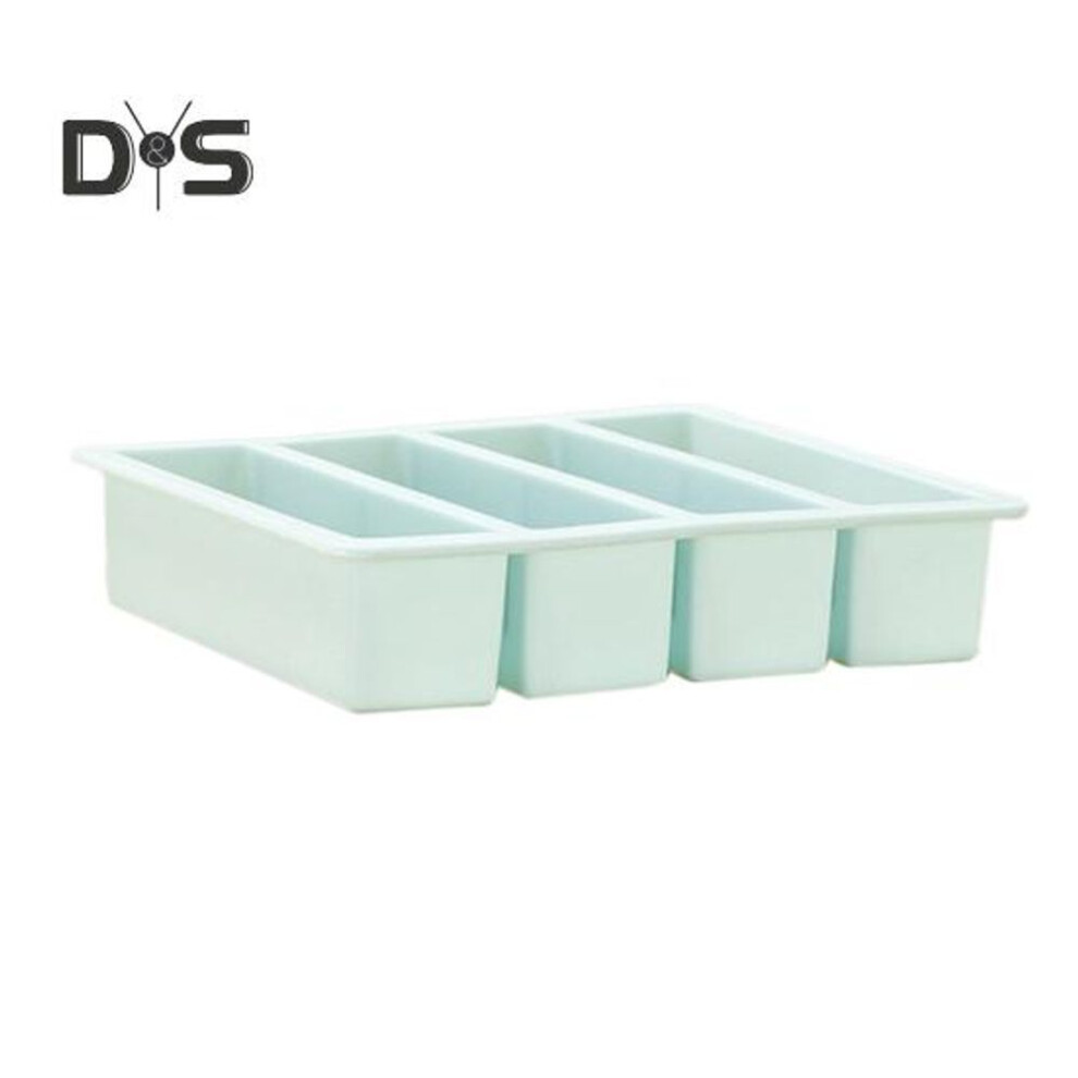 (blue) Silicone Butter Mold Tray With Lid Large Butter Maker Non-stick Butter Tray For Brownies Homemade Herbed Garlic Butter
