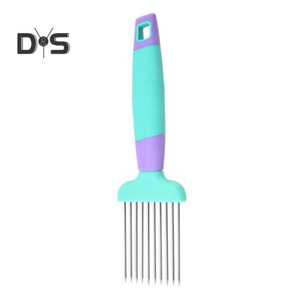 (as the picture, B) Onion Holder for Slicing Lemon Slicer Cutter Food Slicer Assistant Tool Multifunctional Kitchen Gadget for Fruits Vegetables Meat