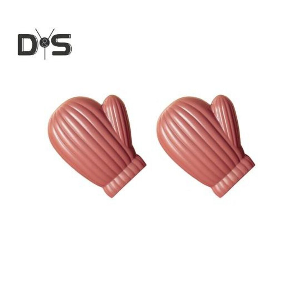 (coffee) 2 Pcs Chip Clips Mini Glove Shaped Food Tongs Airtight Seal Grip Chip Bag Clips For Food Storage Odorless Food Bag Clips For Bread Snack Bags