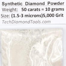 TechDiamondTools gymntpor veg polrozsra kvarc mrvny ko kszerek ko szlvdo travertin drgako 5 000 szemcsenagysg - 1,5-3 mikron - 50 kart