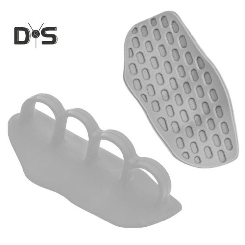 (grey, A) 1 Pair Weight Lifting Grips Anti-Slip Silicone Men Women Gym Workout Grips Hand Palm Protection Dumbbell Pull-Up Exercise Training Fingerless Gloves