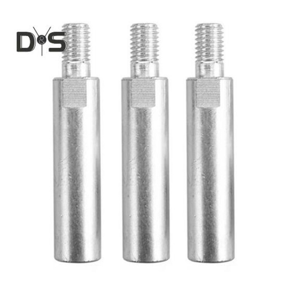 (as the picture, 3pcs) 1/2/3pcs Angle Grinder Extension Rod Rustproof Corrosion Resistant Stable Connection Polishing Machine Adapter Lever Angle Grinder Extension Pole