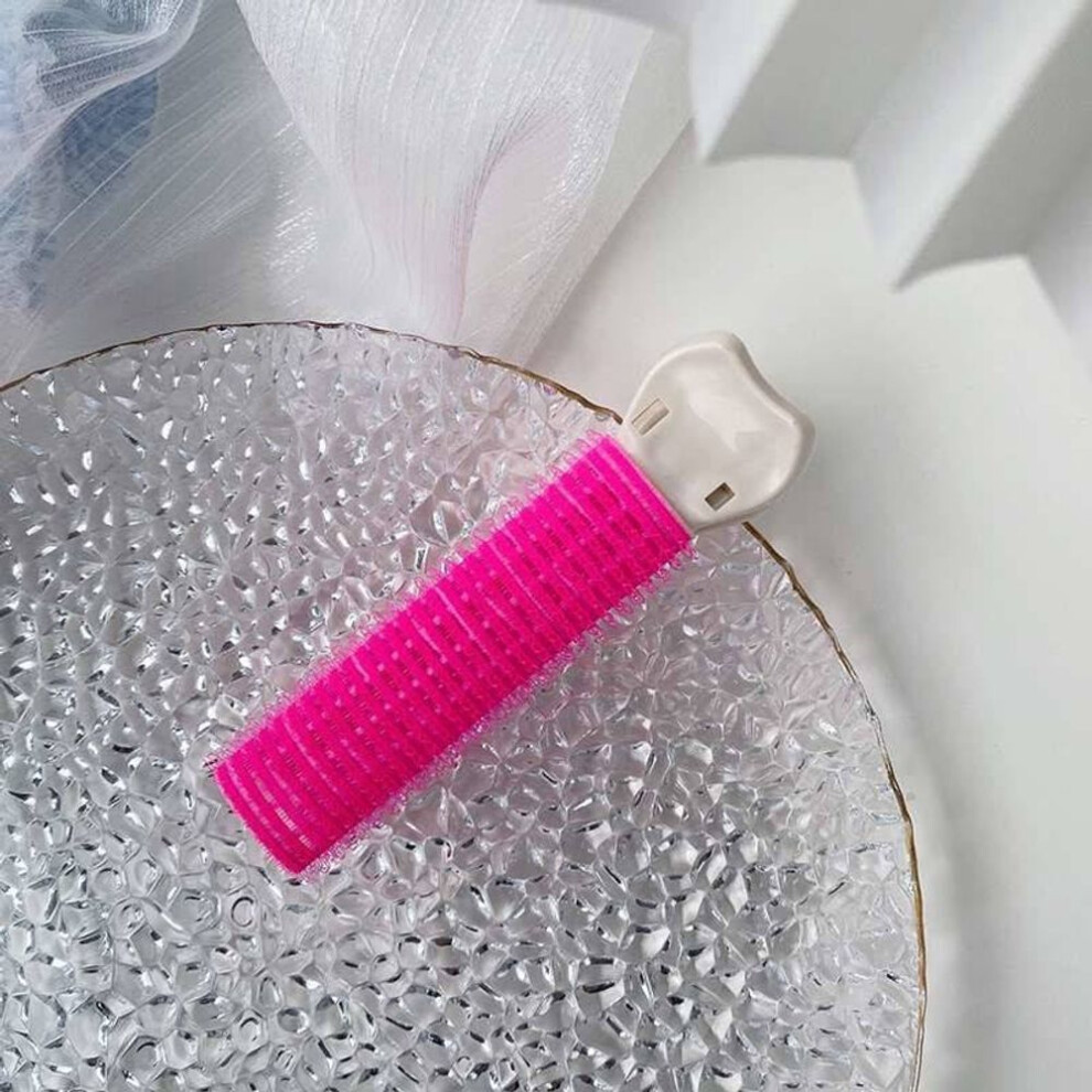 (rose red, 10.5*2. 5cm) Bangs Hair Styling Clip Plastic Hair Root Fluffy Clip Hair Pins Portable Curly Hair Candy Color Hair Accessories Natural Fluffy Hair Clip