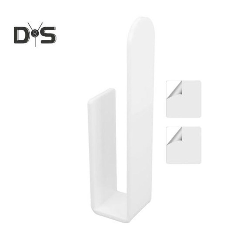 (white) Wall Mounted Hat Hook Acrylic Baseball Cap Organizer Strong Adhesive Hat Holder Storage Rack For Wall Closet Door