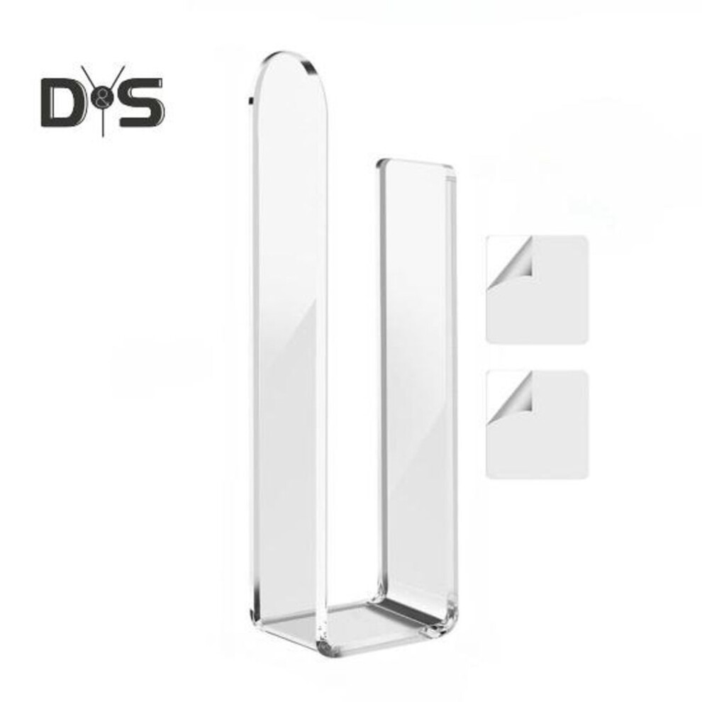 (transparent) Wall Mounted Hat Hook Acrylic Baseball Cap Organizer Strong Adhesive Hat Holder Storage Rack For Wall Closet Door