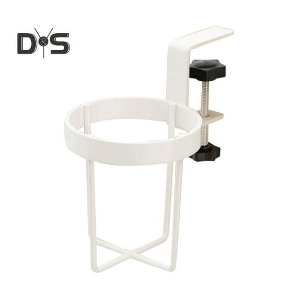 (white) Gyroscopic Cup Holder Tabletop Cup Holder Self Leveling Cup Holder Clamp Beverage Storage Rack For Coffee Cans