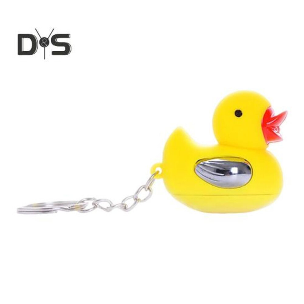 (Other, 1pc) Shocking Duck Keychain LED Light Key Ring for Pranks Funny Gadget Novelty Electric Key Chain Portable Joke Toy Great Gift for Friends Coworkers
