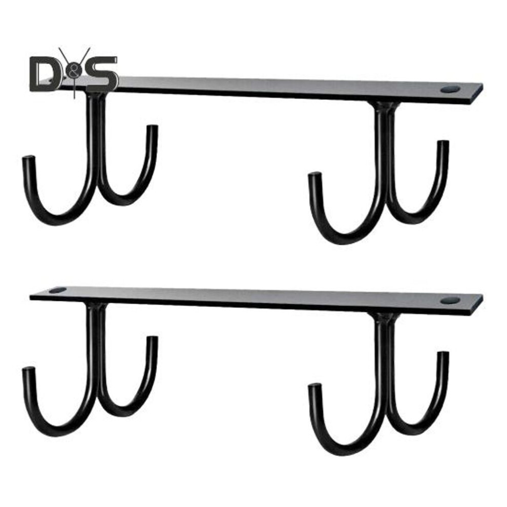 2Pcs Cup Holder Easy Installation under Cabinet Mug Hooks Space Saving Cup Hanging Hooks for Home Kitchen