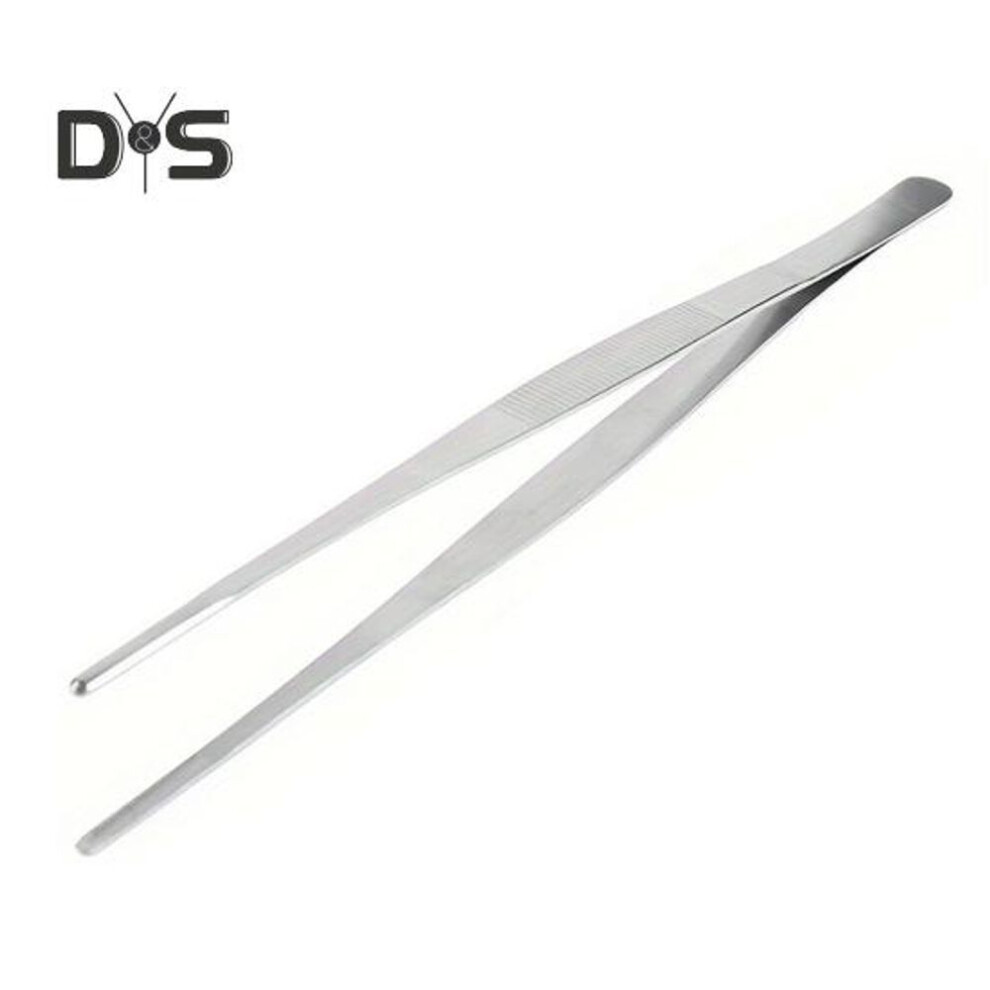 (as the picture, S) Kitchen Tweezers For Cooking Fine Teeth Kitchen Tweezers Long Handle Food Tweezers Stainless Steel Chef Culinary Tweezers For Bbq Pasta Salad