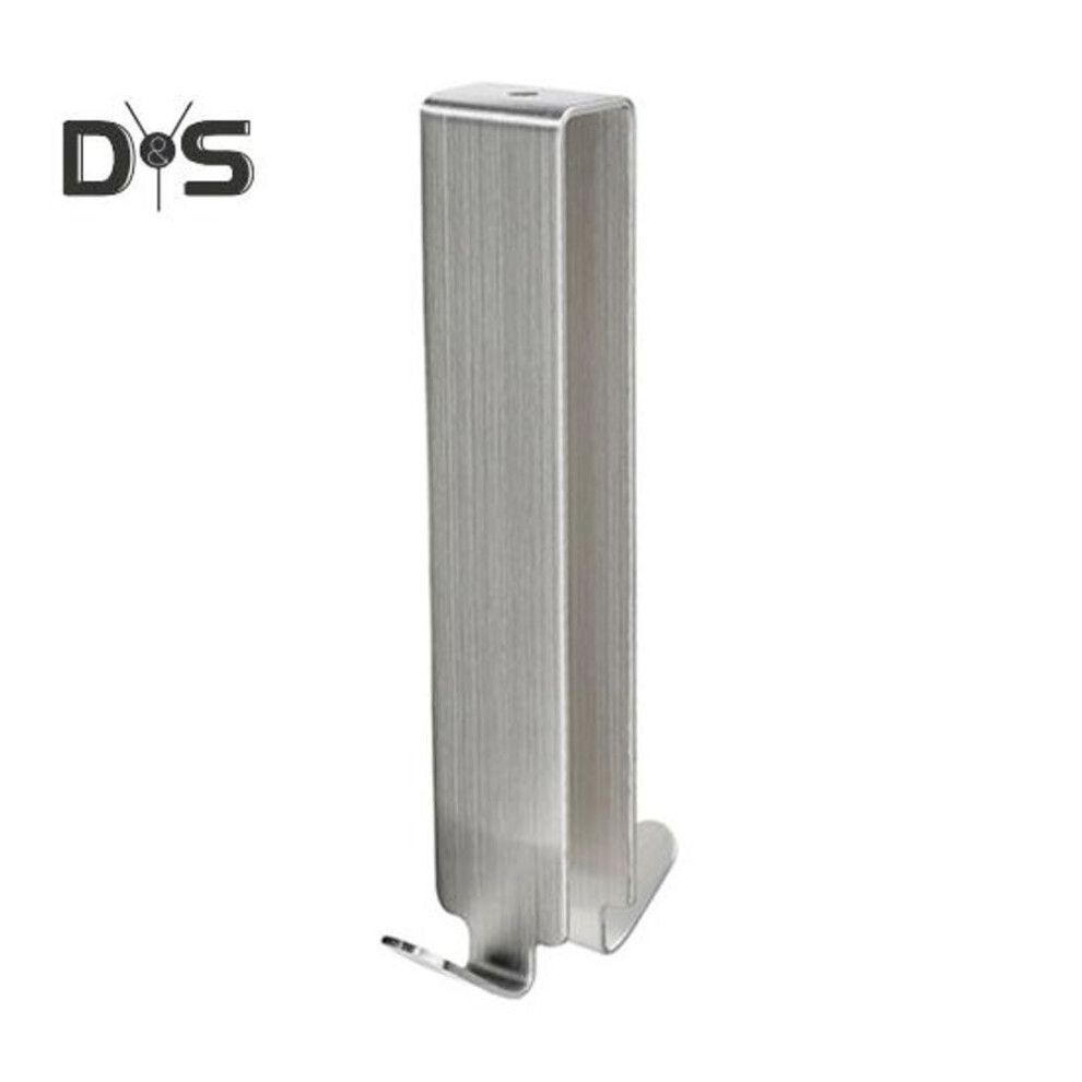 (as the picture, B) Stainless Steel Double Side Hooks No Drill Towel Rack Hook for Glass Wall Bathroom Storage Organizer Backpack Hanger Kitchen Utensil