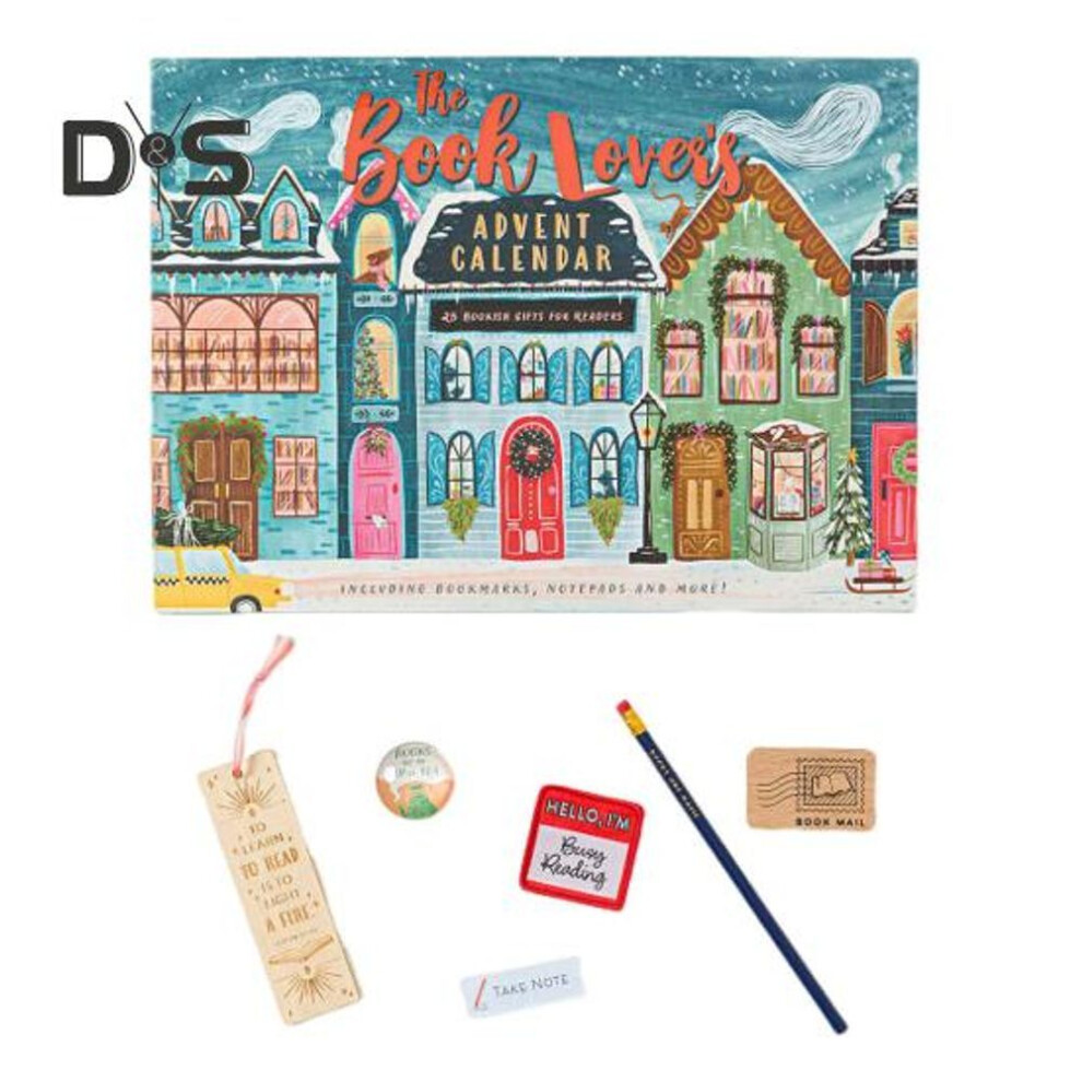 (as the picture, B) 2024 Christmas Advent Calendar 25 Bookish Gifts Xmas Countdown Decoration Book Lover Advent Calendar Literary Surprise Set