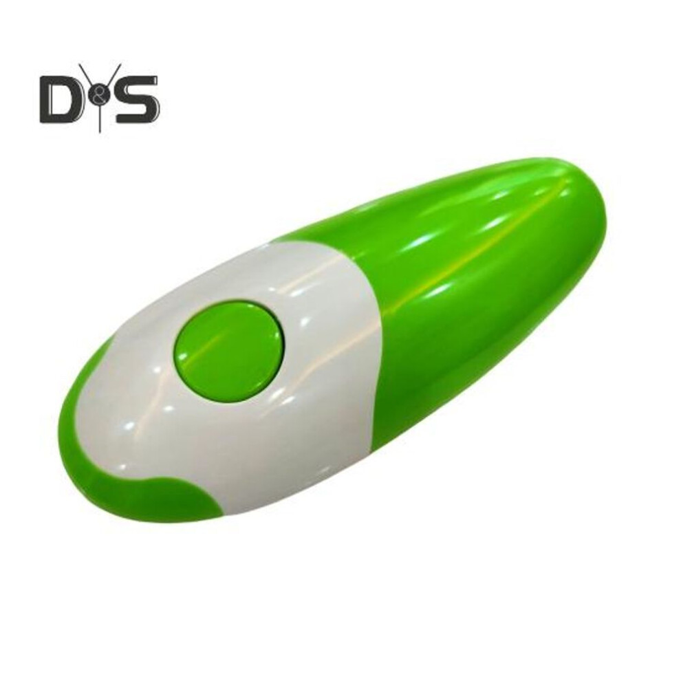 (grass green) Electric Can Opener Built-in Magnet Tin Opener Safe & Smooth Edge Beer Can Opener for Elderly Arthritis