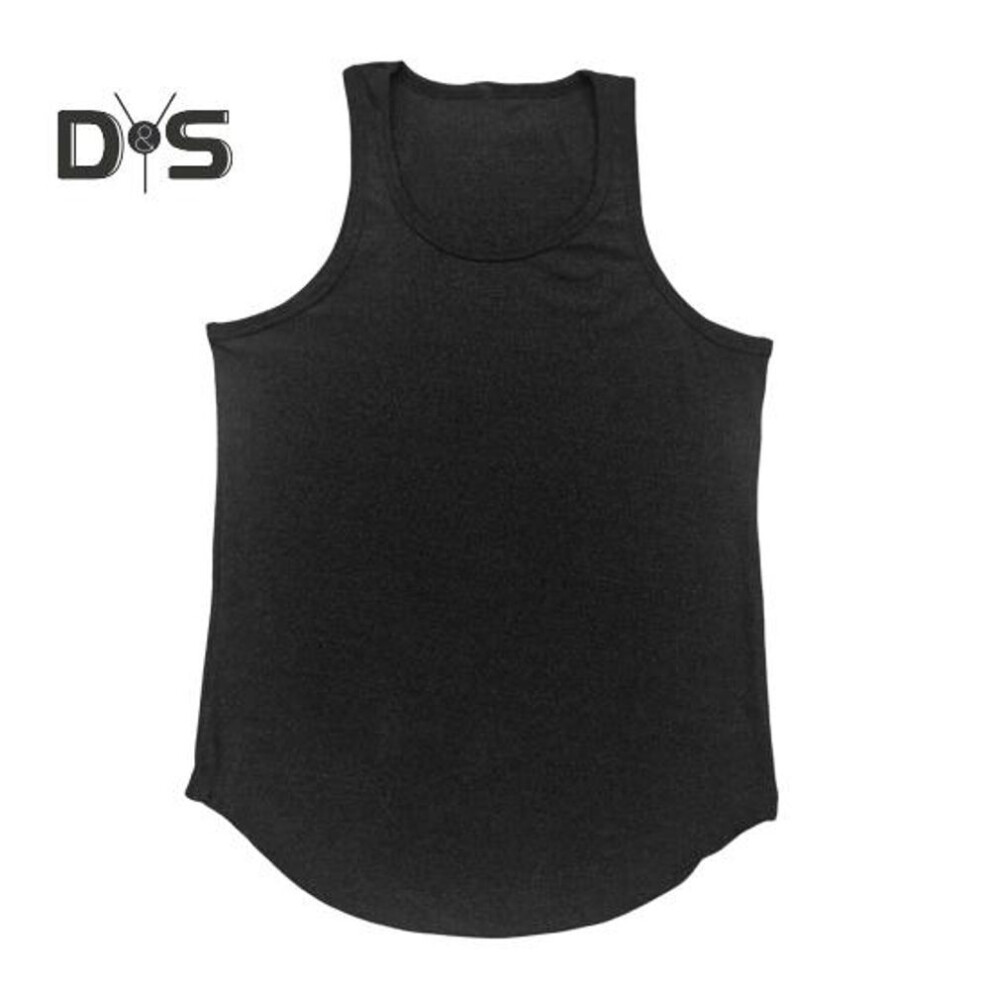 (XL, black) Women Vest Round Neck Sleeveless Wide Shoulder Straps Tank Tops Solid Color Slim Fit Ribbed Breathable Vest