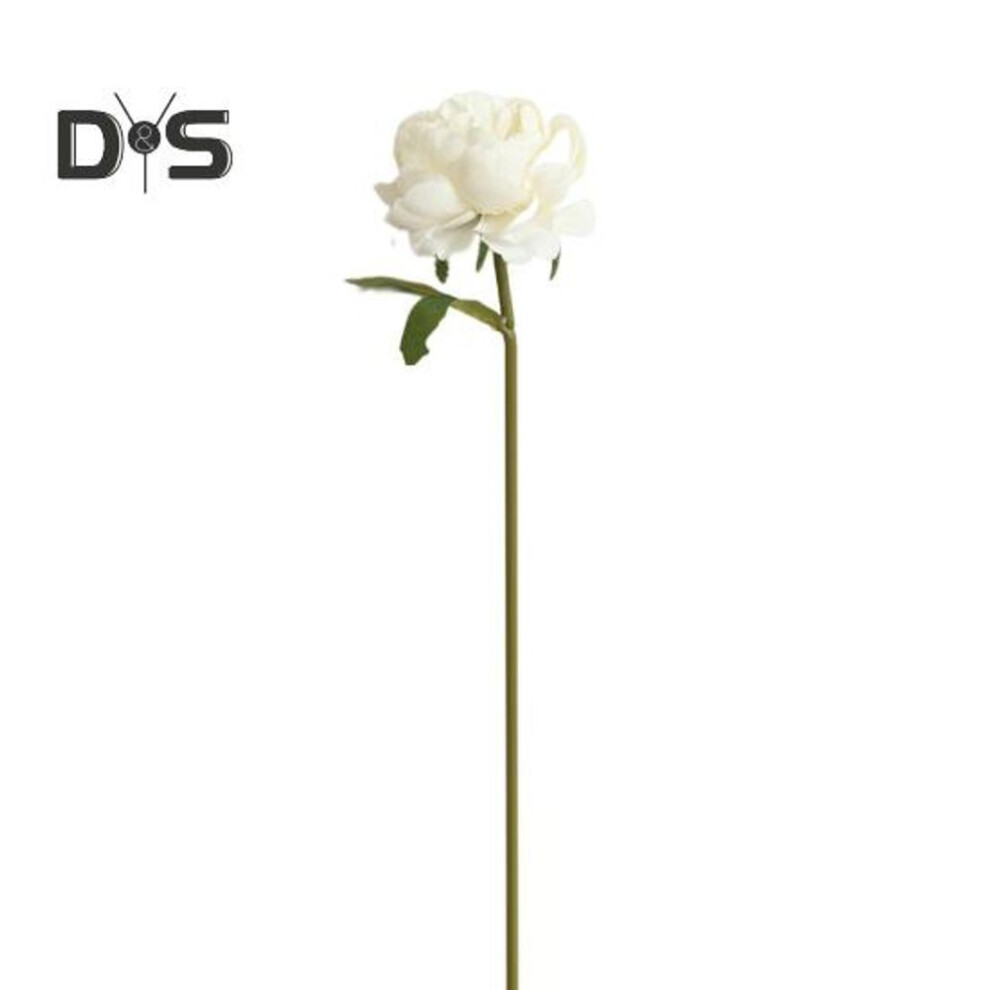 (white) Clear Texture False Tea Rose No Watering Realistic Bridal Bouquet Faux Rose Flower