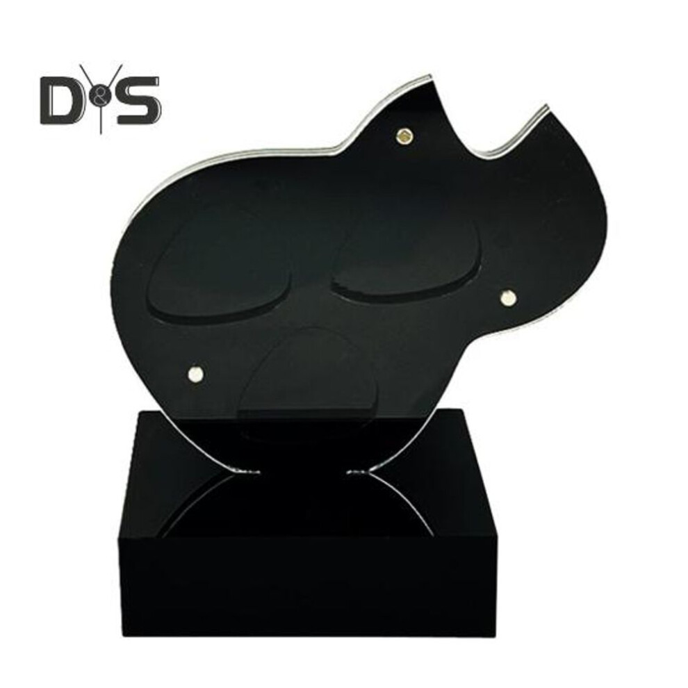 Acrylic Guitar Picks Holder With Stable Base Large Capacity Dustproof Decorative Picks Storage Holder Guitar Accessories