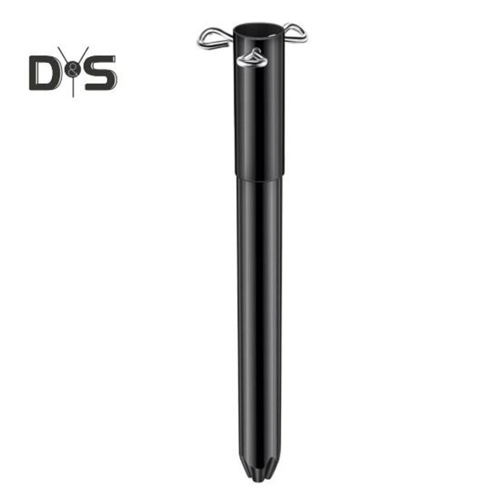 (as the picture, 1pc) 14.8" Christmas Tree Height Extender Metal Tree Base Extension Pole with 3 Fixing Screws Artificial Xmas Tree Extender Pole for 0.5-1.25 Inch Tree