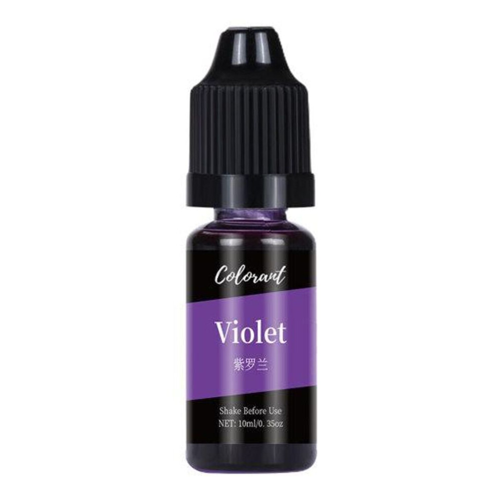 (purple) 10ml Not Stimulating Aromatherapy Pigment Easily Dispersible Reusable Liquid Soap Colorant Candle Dye