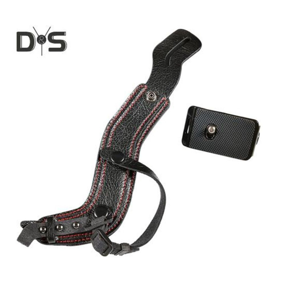 (black) Camera Wristband With Snap Buckle Ergonomic Design Waterproof Wear Resistant Universal Camera Wrist Strap Decor