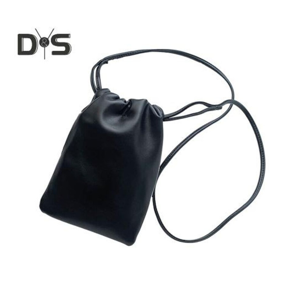 (black) Women's Mobile Phone Bag Faux Leather Crossbody Phone Bag Solid Color Portable Phone Purse for Daily Life Travel Shopping