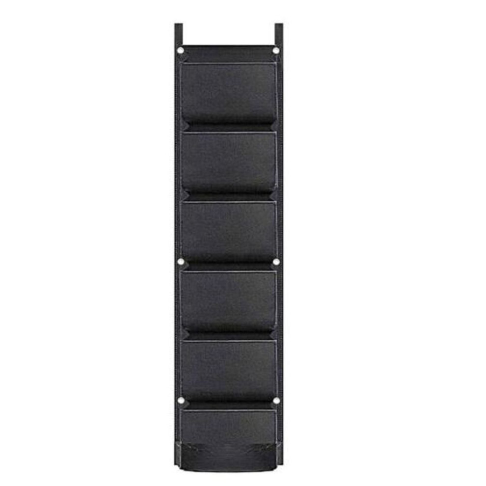 (black) Large Felt Bags Flower Grow Bag Corrosion Resistant Novel Wall-mounted Planting Pouch Growing Container
