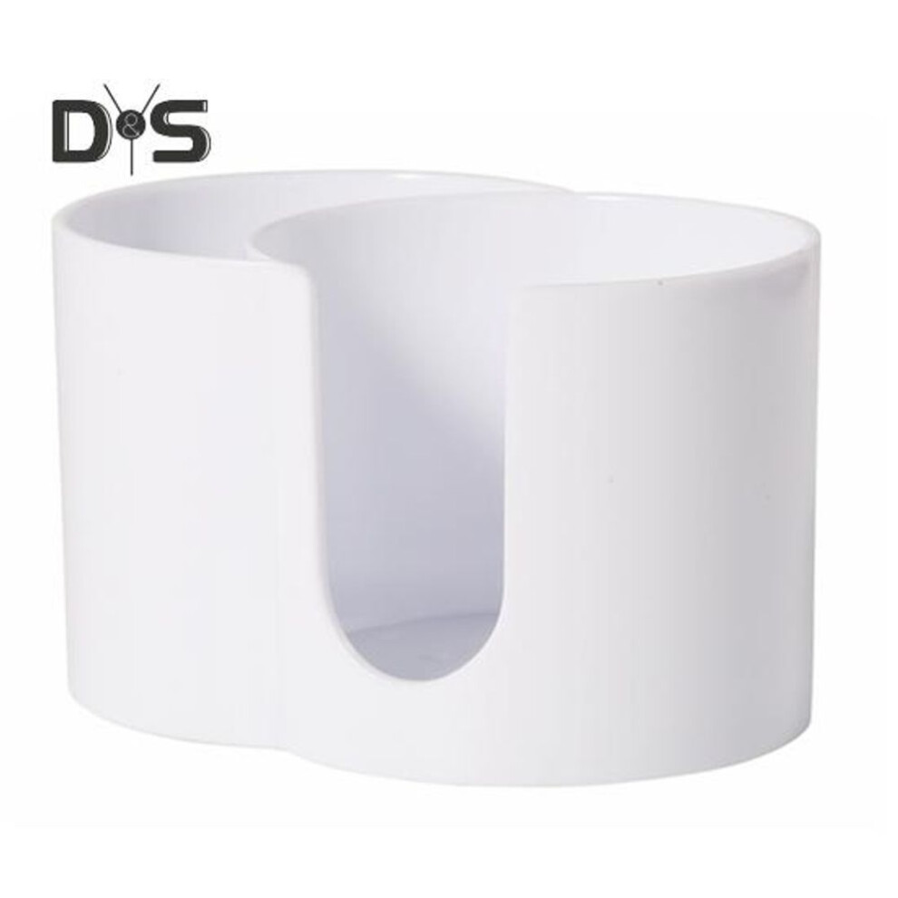 (white) Dental Floss Dispenser Storage Organizer Large Capacity Compact Size Cotton Pad Container Bathroom Accessories