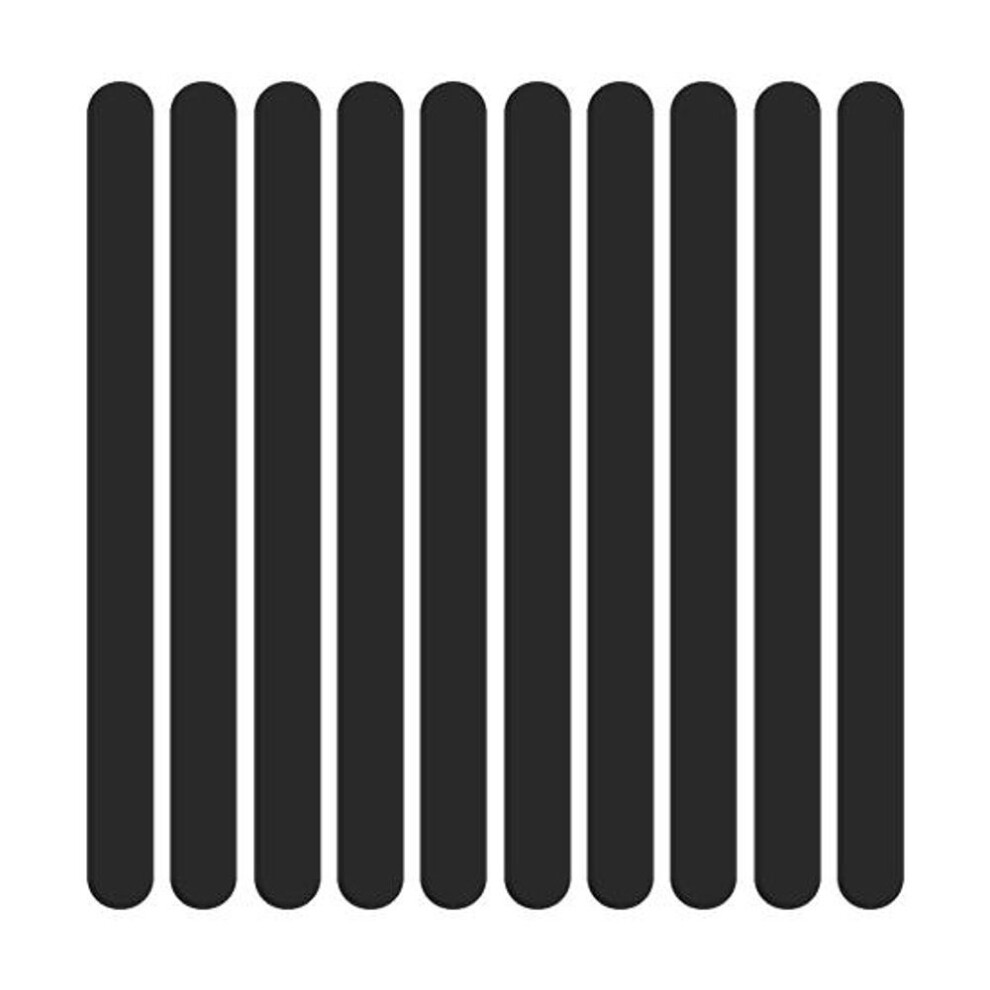 (black) Food Grade 10pcs 24 Cavity Ice Cream Sticks Heat Resistant Durable Popsicle Sticks Party Diy Ice Cream Accessories