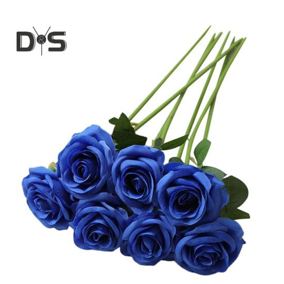 (as the picture, R) 12pcs Artificial Rose Flowers Realistic Looking Vibrant Color Non-fading Faux Roses Bouquet Wedding Decorations
