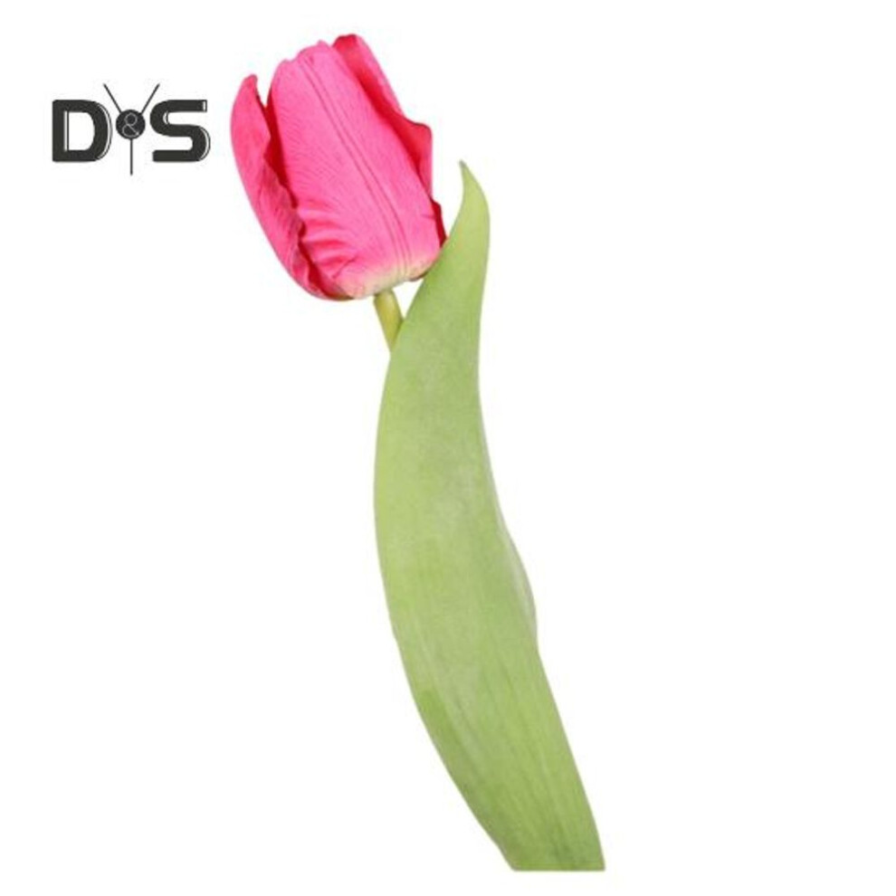 (rose red) Simulated Tulip 37cm Artificial Tulip Faux Silk Fake Tulip Flower Bulk For Vase Wedding Home Decor Spring Parties Mother's Day Gift