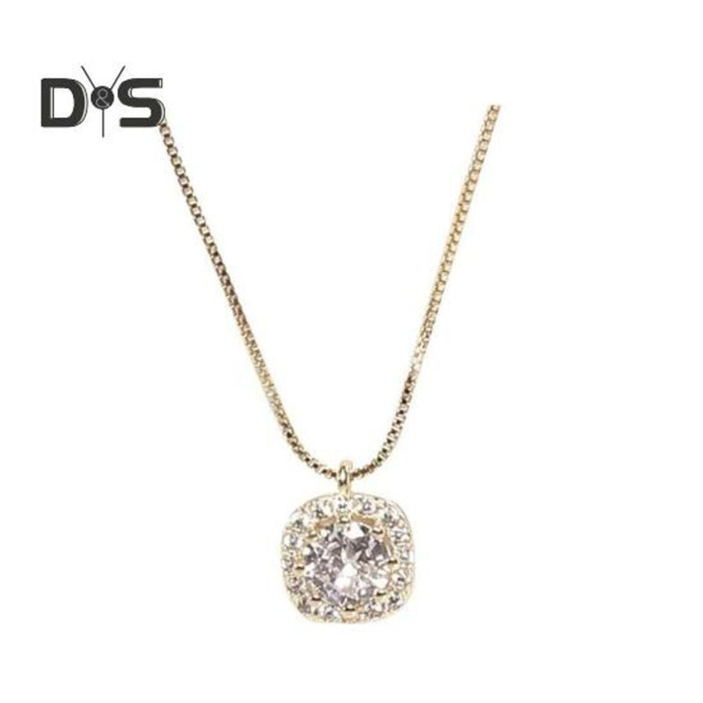 (golden) Teardrop Choker Necklace Cubic Zirconia Sparkling Diamond Necklace Crystal Rhinestone Glitter Necklace Jewelry Mother's Day Anniversary Birthday