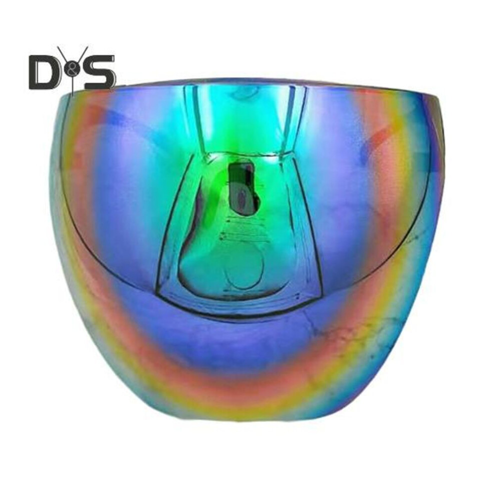 (green) Full Face Sunglasses For Men Women Mirror Shield Glasses Full Face Visor Protective Goggles For Cycling Running Sports