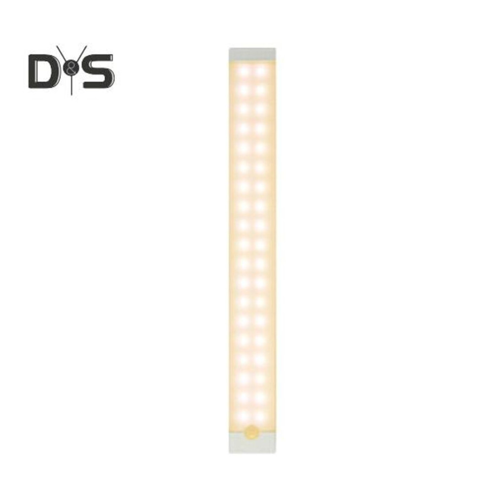 (as the picture, 30cm Warm light) Wireless Led Closet Light Soft Glow Flicker Free Wide Sensing Angle Rechargeable Motion Sensor Light Bedside Lamp