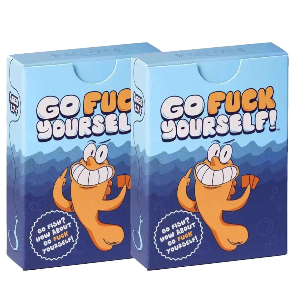 (2PACK) Go Fuc Yourself The Adult Go Fish Card Game Youve Always Wanted Hilarious