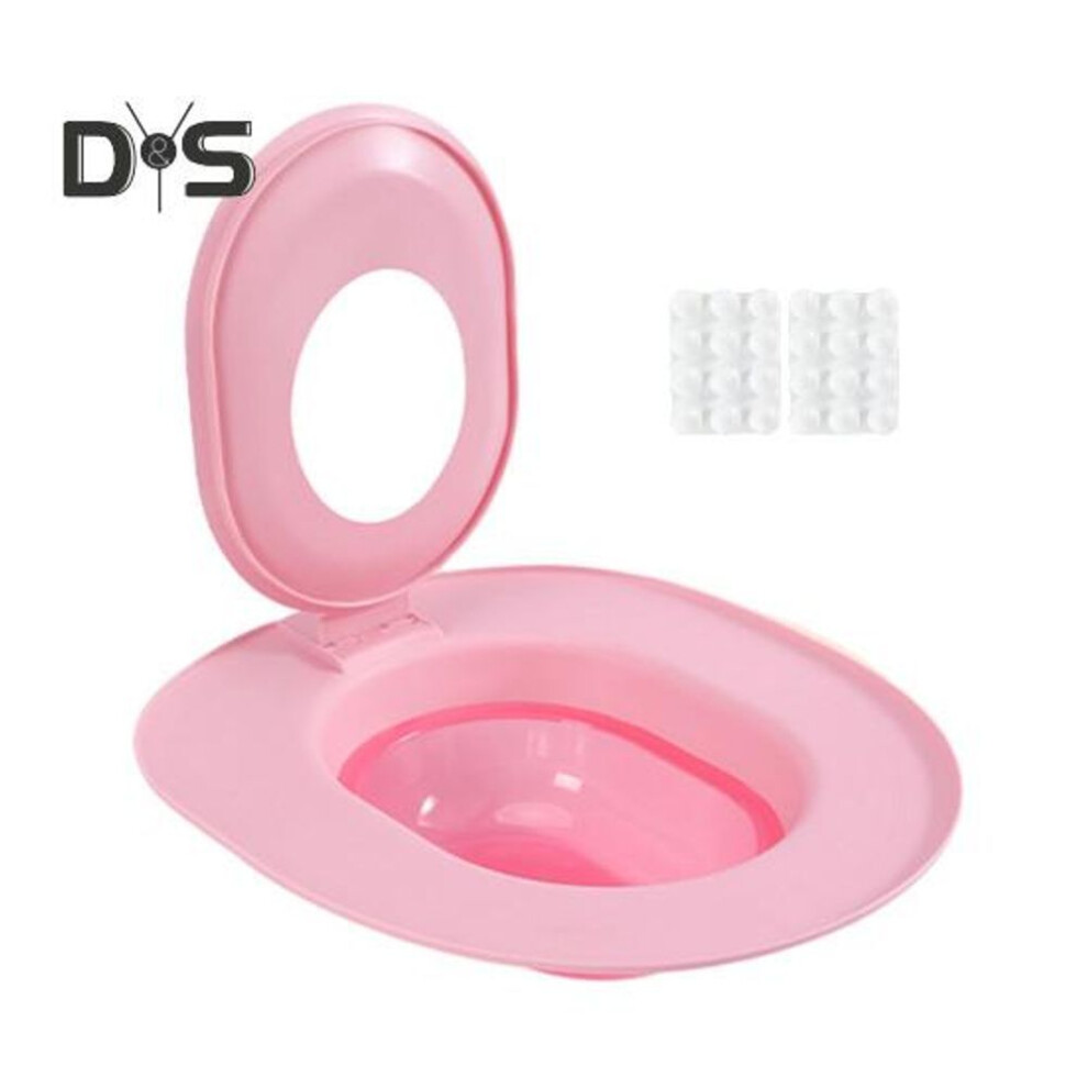 (pink) Cat Toilet Trainer Kit Universal Urinal Seat Potty Cat Toilet Training System Reusable Cat Toilet Training Seat Tool for Pet Cleaning