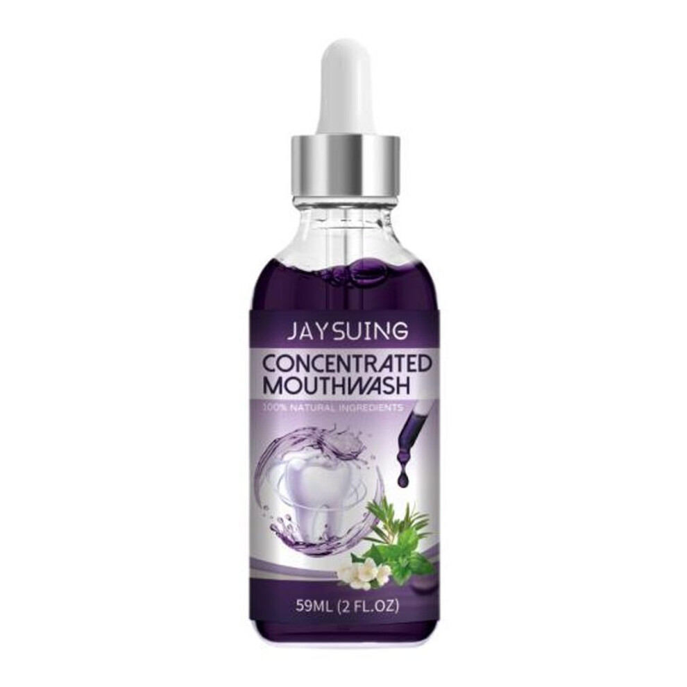 59ml Peppermint Bad Breath Mouthwash Anti-cavity Professional Mouth Care Concentrated