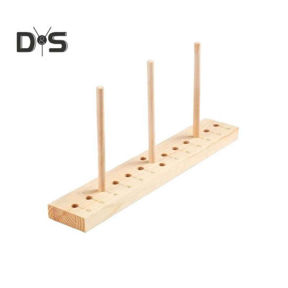 Bow Maker With 3 Long Sticks Wooden Base Board Adjustable Diy Christmas Party Present Holiday Wreath Bowknot Decoration Making Tools