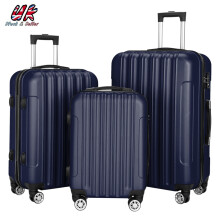 3 Pcs Suitcase Carry-on Hand Luggage Lightweight 4 Wheels Trolley Case