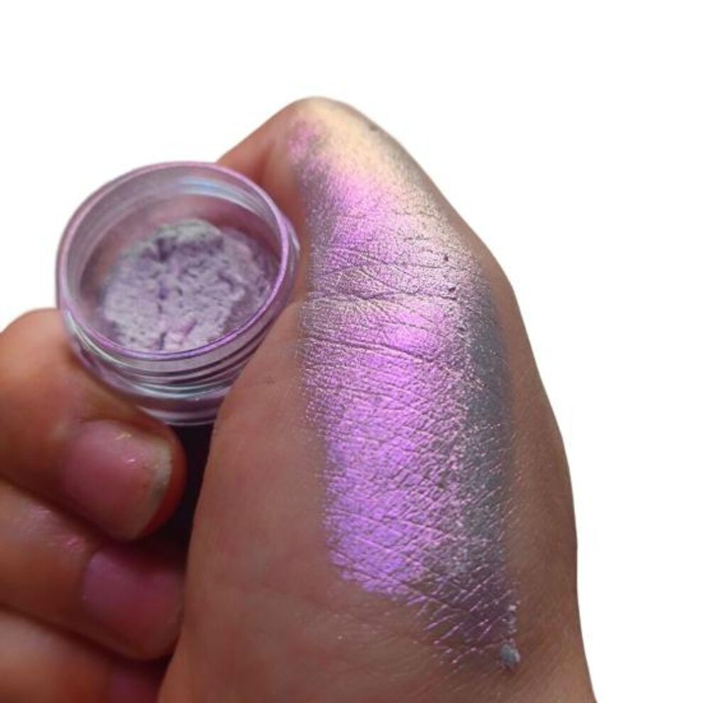 (purple) 1g Portable Shining Eyeshadow Glitter Useful Women Makeup Powder