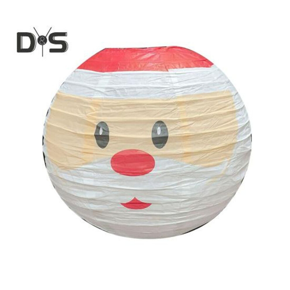 (as the picture, F) Christmas Paper Lantern Colorful Snowflake Snowman Santa Claus Deer Decoration Festive Props for Christmas Home Party