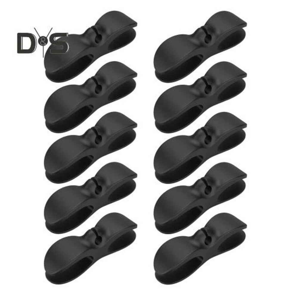 (black, 10pcs) 10pcs Kitchen Appliance Cord Organizer Adhesive Small Home Appliances Cord Winder Wrapper Keeper Stick-on Pressure Cooker Mixer Coffee Maker Cable