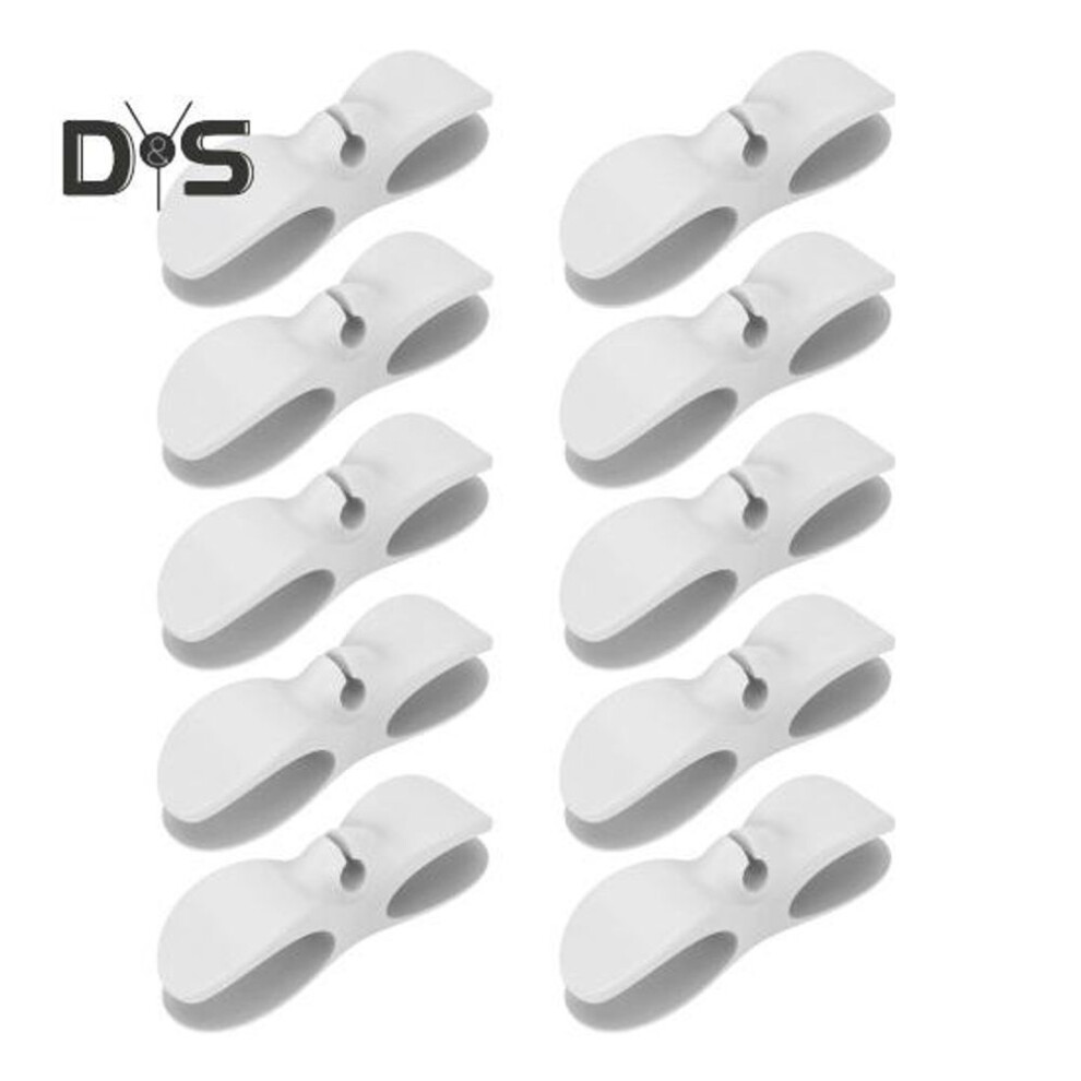 (white, 10pcs) 10pcs Kitchen Appliance Cord Organizer Adhesive Small Home Appliances Cord Winder Wrapper Keeper Stick-on Pressure Cooker Mixer Coffee Maker Cable