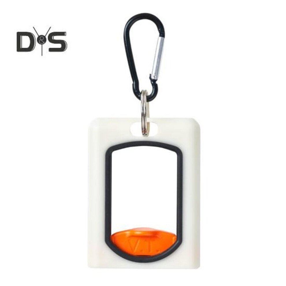 Fluorescent Tie Organizer with Carabiner Cable Zipper Savers Multiple Cable Ties Holder Portable Hardware Tool