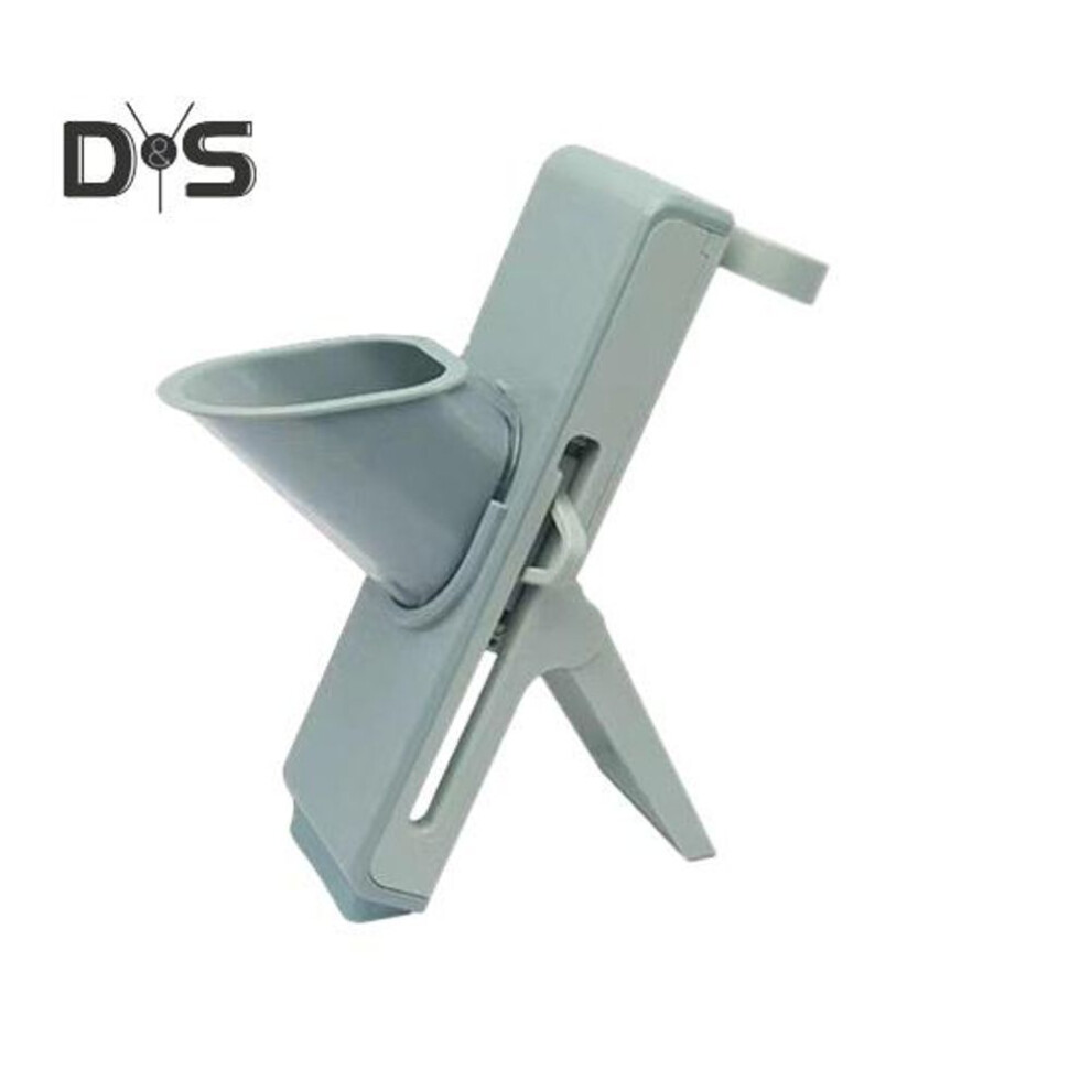 (grey) Vegetable Cutter Slicer Stainless Steel Blades Dicer Multifunctional Kitchen Gadget For Fast Meal Prep