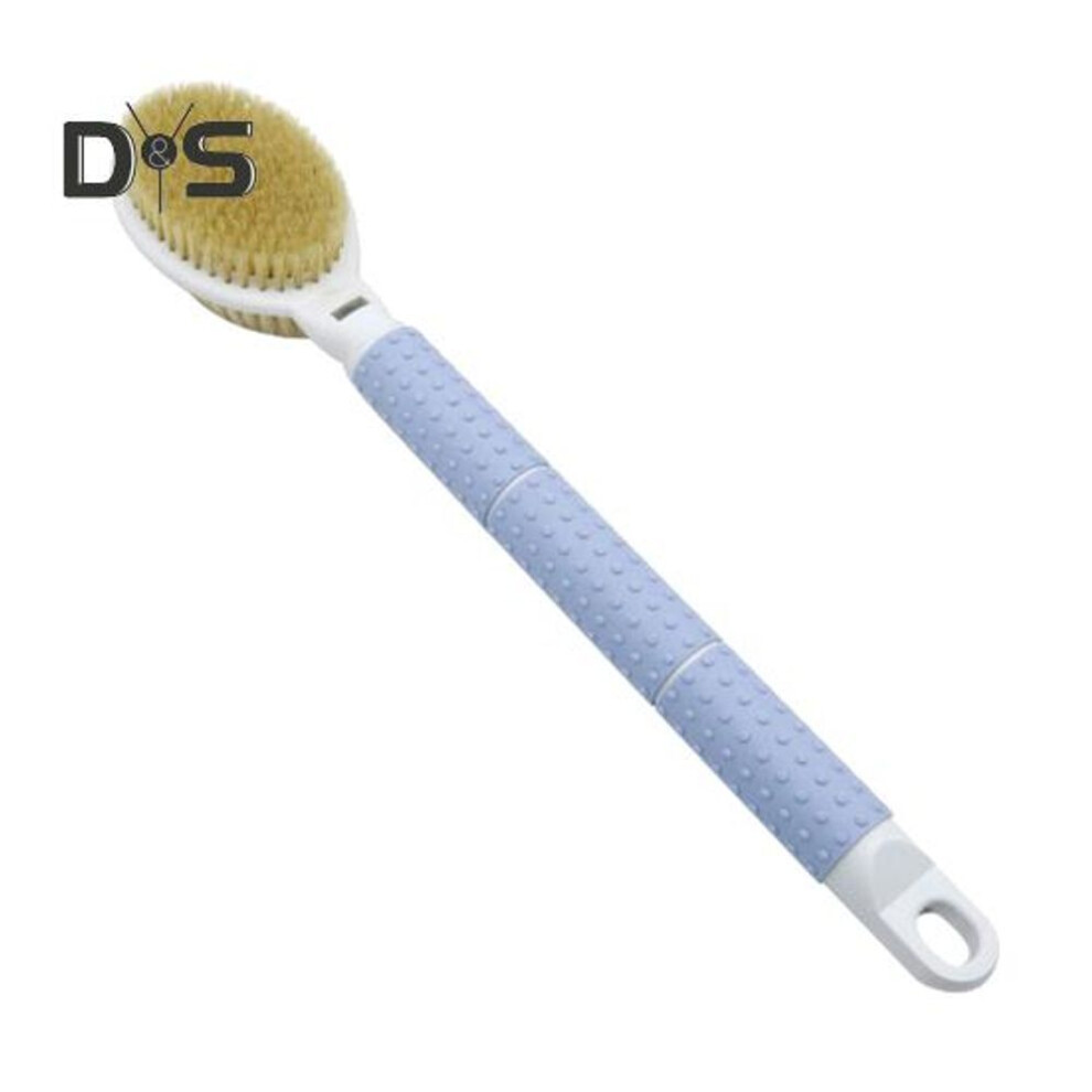 Retractable Shower Brush Double-Sided Exfoliation Telescopic Long Handle Bathroom Back Brush Skin Exfoliation Tool
