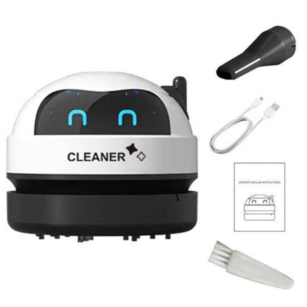 (black) Vacuum Cleaner Portable USB Charging Super Suction Great Efficiency 360 Degree Cleaning Dusting Lengthen Nozzle Keyboard Desk Vacuum Cleaner Cleaning