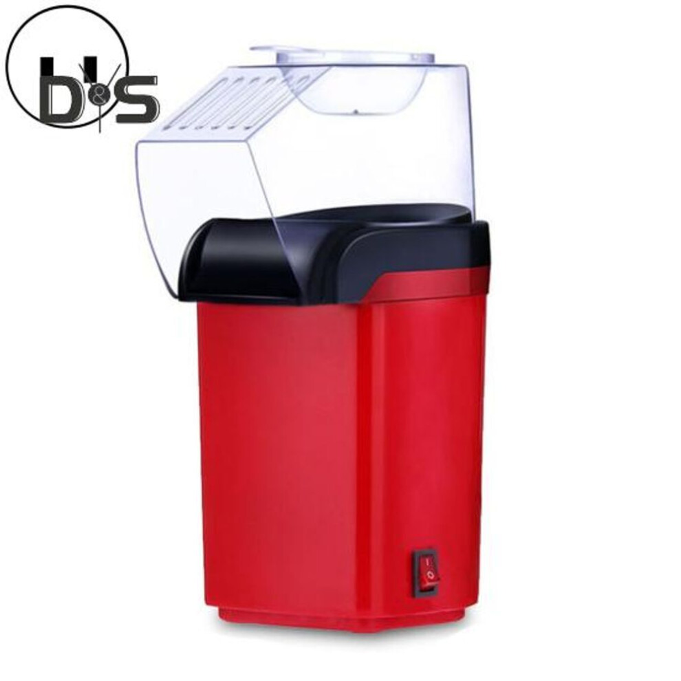 (red, US Plug) Electric Popcorn Machine High Popping Rate Powerful 1200W US Plug BPA-Free Food Safe Mini Popcorn Machine Kitchen Supplies